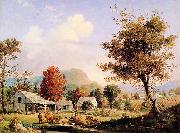 George Henry Durrie Cider Pressing France oil painting artist